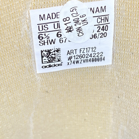 Adidas Consortium UNOFCL X Human Made Core Black/ Off White Mens Black 6.5 - Picture 7 of 8